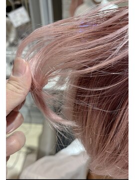 ティエル(TieLu) ケアブリーチ×塩基性mix ×外国人風カラー