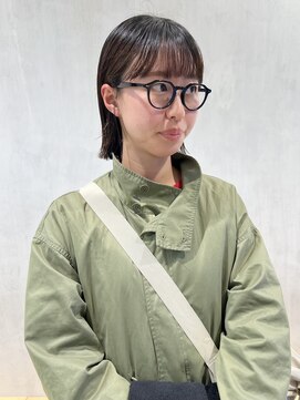 クリアーオブヘアー 本山店(CLEAR of hair) ◎パツボブ/切りっぱなしボブ　ワイドバング
