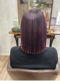 ベリーピンクのインナーカラー