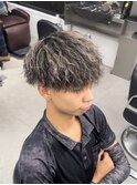 【GROOMER/S 坂本】 ツイスト メッシュ フェード スペインカール