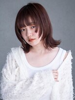 アルバム 池袋(ALBUM)&nbsp;小顔秋色くすみベージュ透明感カラーピンクヘアー_F60144