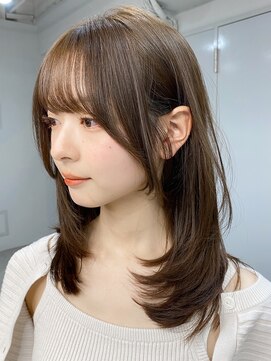 エトラ 渋谷店(etora) 小顔 フェミニンロング メルティーカラー 似合わせカット"