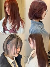 幅広い一人一人に似合わせるカットカラートレンドヘアスタイルが得意なsalon。