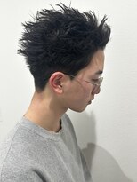 ヒュイル バイ ニアウ(Hwyl by Niau) メンズスパイキーショートパーマツイストパーマ刈り上げ