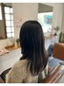 カット+チューナーアイロンplus（リタッチ根元6センチまで）