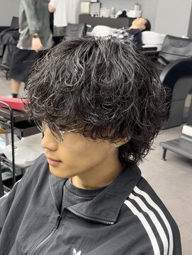 ゼストプール(ZEST POOL) シャドウパーマ メンズウルフ メンズパーマ