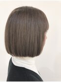 【oryza hair】アッシュベージュ/切りっぱなしボブ