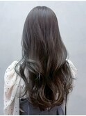 くびれヘアロング顔周りレイヤー韓国ヘア美髪_ba550911
