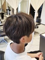 ミック ヘアアンドメイクアップ 高田店(miq Hair&Make up)&nbsp;キッズカット/子供カット/マッシュショート/ハイライトカラー
