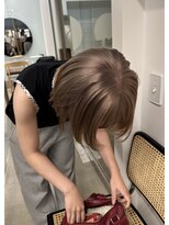 シキ 渋谷(siki)&nbsp;ベージュカラー/ブリーチなしダブルカラー/赤み消し/渋谷/原宿