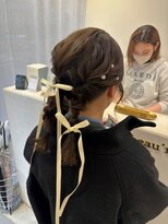 ビューバイネオリーブ 用賀店(Beau'r by neolive) くびれヘア縮毛矯正アプリコットオレンジ夏ハイライト《用賀》