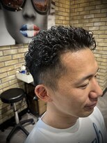 モナン 渋谷(Monan)&nbsp;ツーブロソフトモヒカン+極道パーマ