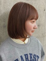 ガーデン 銀座(GARDEN)&nbsp;ボブ 内巻きボブ おさまりボブ ナチュラルブラウン 前髪