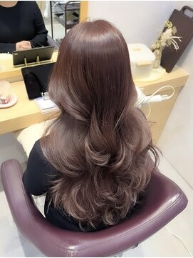 レンテ 千葉(LENTE) ブリーチなしラベンダーグレージュ透明感カラー髪質改善艶髪