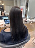 黒髪カタログオリーブグレーココアベージュ小顔に見せるヘア博多
