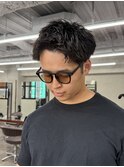 メンズスパイキーショートメンズパーマ