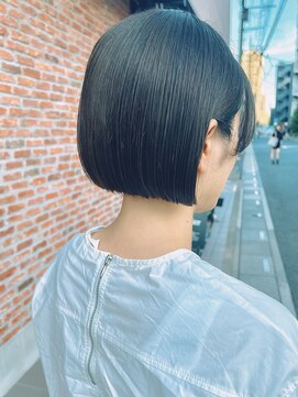 オーガニック アトリエ 大宮(organic+atelier) 冬ミニボブ◎小顔見せ×暗髪透明感20代30代