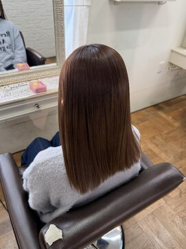 エクファ ヘア シェリル 草津 南草津店(ex-fa hair cherir) 着物ヘア/大人ガーリー/ダークアッシュ/似合わせカット/南草津