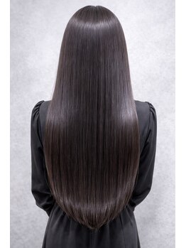 ソファ ヘア 仙台(Sofa)の写真/【仙台駅徒歩5分★】髪質改善専門サロンで叶える理想のナチュラルストレート。柔らかな手触りと艶感へ◎