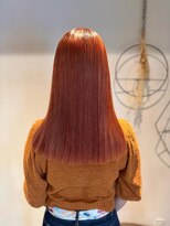 スーリール 春日店(Sourire) 髪質改善カラー×オレンジベージュ