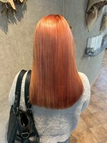 パーミル ヘア クマモト(permille ‰ hair Kumamoto) ピンクオレンジ×うる艶