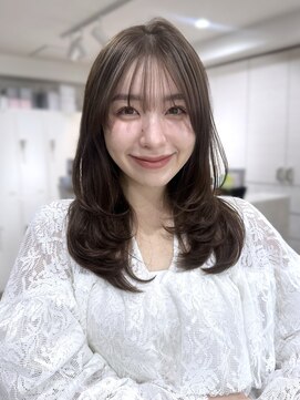 ハピネス クローバー 八木店(Happiness CLOVER) 結べるレイヤーカット/ミディアムレイヤー/髪質改善