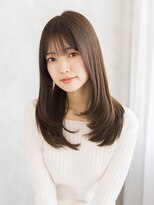 エスドットブルーム 梅田店(S.BROOM)&nbsp;レイヤー/透明感グレージュ/セミロング