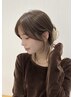 結んでも可愛い[大橋担当]カット+顔まわりストレート￥9200[用賀
