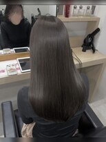 ケー 北千住(K.)&nbsp;暗髪＊透明感オリーブグレージュ[髪質改善/縮毛矯正/カラー]