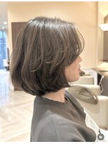 デフィ 都南店(defi)&nbsp;透明感ベージュと毛先ワンカールで大人可愛いフレンチボブ