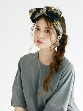 アースコアフュールボーテ 新潟中野山店 (EARTH coiffure beaute) リボンスカーフアレンジ