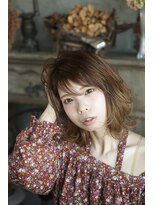 アジュール ヘアデザイン(Aｊu r hair design)&nbsp;色気にあるセミミディ