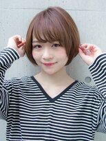ルティア(Lutia)&nbsp;ショートボブ 流しバング 似合わせカット