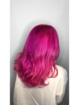 モードケイズ 阿倍野店(MODE K’s) 派手髪フラッシュピンクカラー