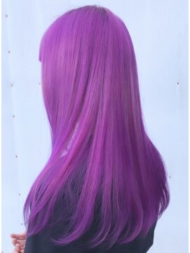 ハウリーヘアアンドスパ(HAURY hair&spa) ビビットカラー(パープル)