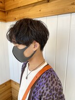 アメラボ(AmeLab)&nbsp;韓国風ゆるパーマセンターパート