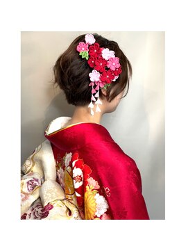 アーティカル(ARTICAL) #ヘアアレンジ #成人式ボブアレンジ