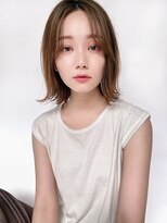 ミンクス 青山店(MINX)&nbsp;センターパートが可愛い 外ハネボブ 20代30代40代