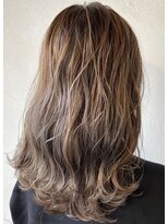 エミクレール 高崎店(EMI CLAIR)&nbsp;細めハイライト×グレージュ