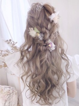 クラン 梅田店(clan)の写真/【梅田駅6分/東梅田駅7分!ヘアセット&メイク&着付け★ヘアセット¥1500~】結婚式/二次会/入学式/デート