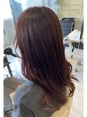 艶髪◎ピンクベージュ水素イルミナカラー