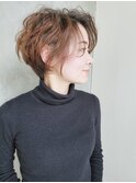 束感、毛流れが魅力の色っぽショートスタイル☆
