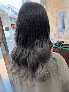 ジャストヘア ラポール 北久里浜店(just hair RAPPOR) 【佐々木 美香子】グラデーション インナーカラー 髪質改善