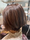 髪質改善トリートメント+ふんわりショートボブ