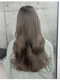 艶髪ハイトーン　ミルクティーベージュ