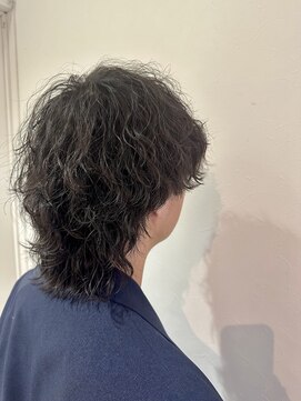 ブルーデイジーフォーヘアー(Blue daisy For hair) マッシュウルフ波パーマ