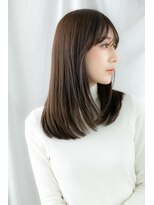 ドクターズサロン LAB 小山店 暖色系カラー小顔ツヤ髪ニュアンスストレートk小山20代30代40代