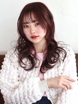 ベレッタ 楠葉店(veretta.) ロングスタイル 毛先カール 担当 喜多/ウェーブロング/抜け感