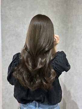 エースヘアー(A.hair) オリーブベージュ/レイヤーカット/髪質改善トリートメント