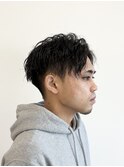 緩めツイスパアップバング